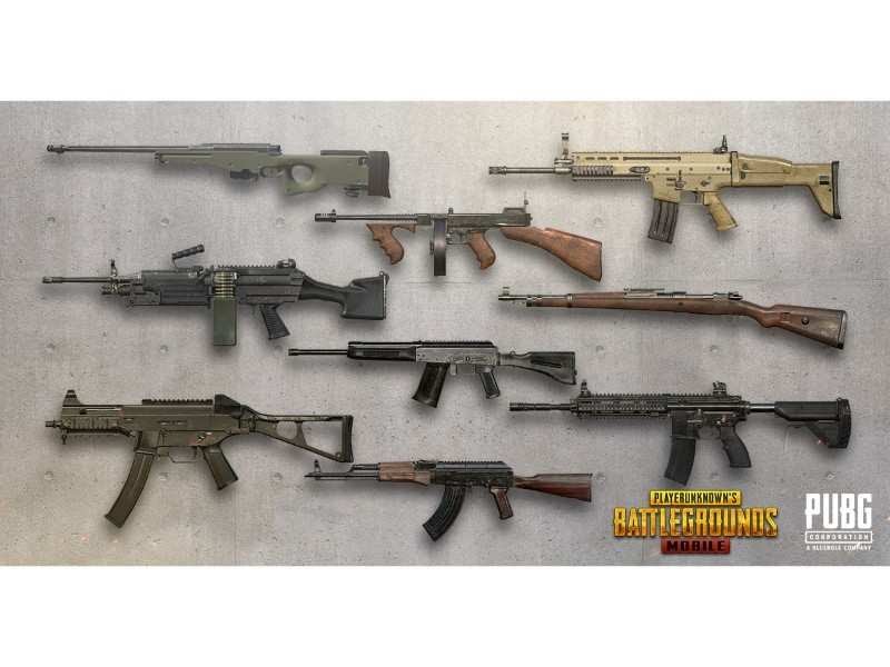 PUBG Mobile Gun Guide , PUBG Mobile Weapon Guide and which is best