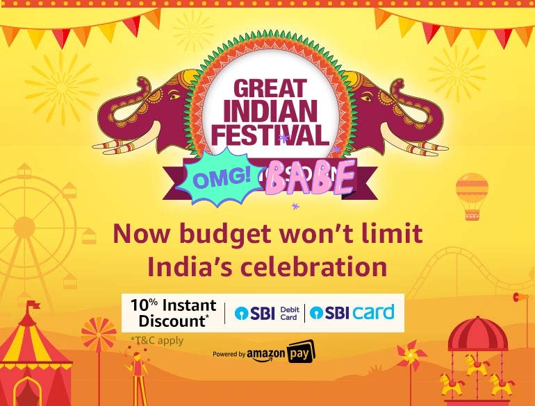 Amazon Great Indian Festival From October, 2020 Offers and deals