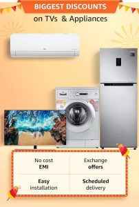 Amazon Great Indian Festival Home Appliances Offer 25th September, 2019