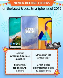 Amazon Great Indian Festival mobile phones Offer 25th September, 2019